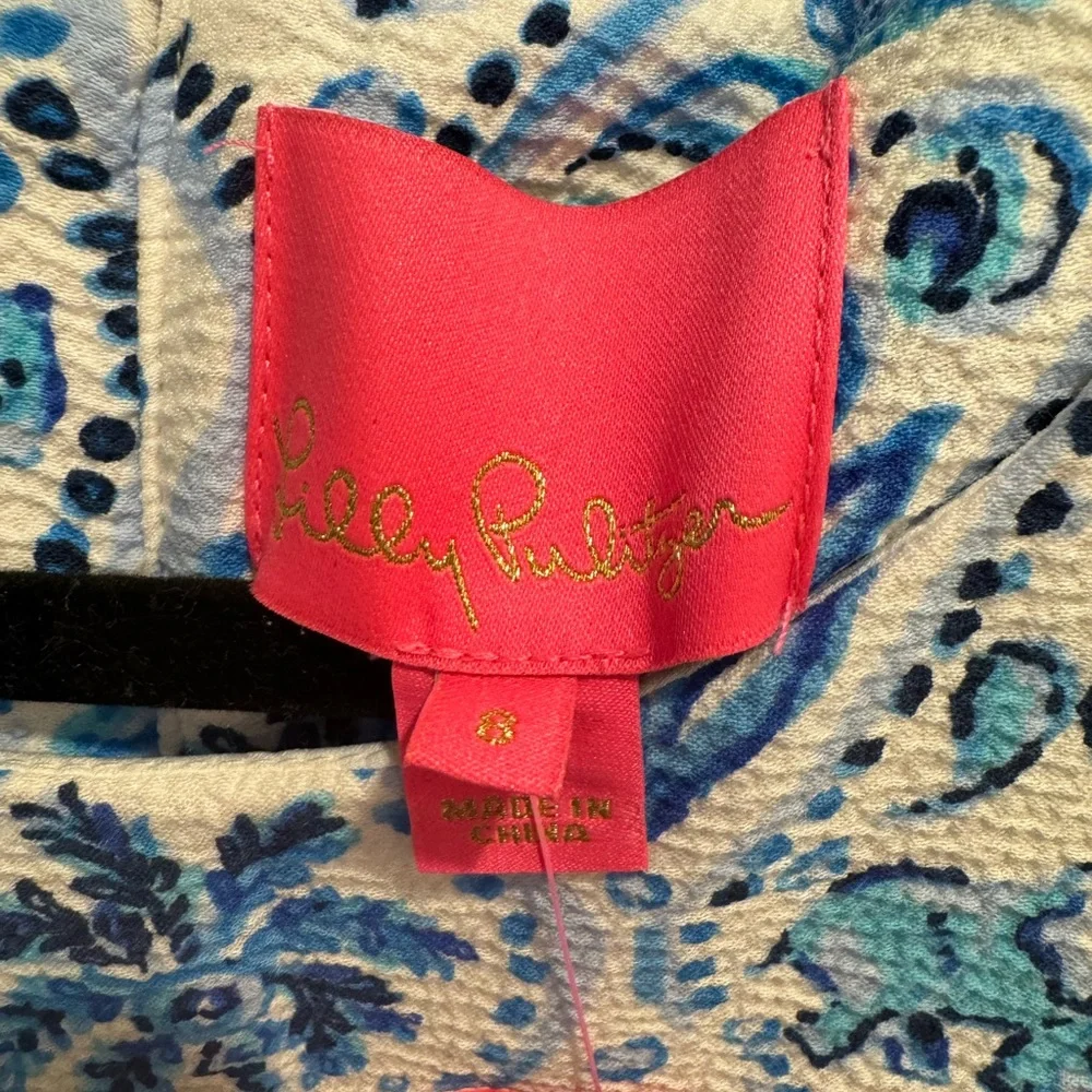 NWT Lilly Pulitzer - Mila Stretch Shift Dress - Size 8 - Picture 4 of 6